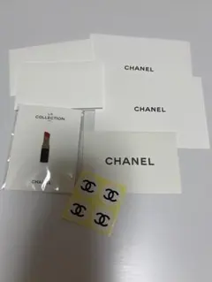 CHANEL LA COLLECTION 口紅モチーフ ピンバッジ　カードセット