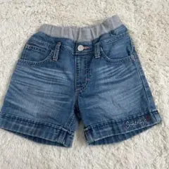 something デニムショートパンツ