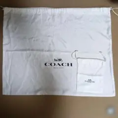 COACH ホワイトショッパー 大小セット