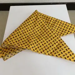 ペイズリー柄 100%シルク ハンカチ