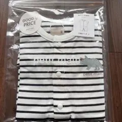 ⭐︎新品未使用⭐︎プティマイン　半袖ロンパース　80