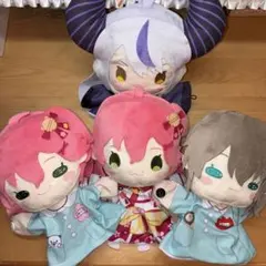 ホロライブ hololive パペットぬいぐるみ 4体セット さくらみこ他のサムネイル