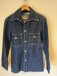 【70s USA製】Wrangler デニムジャケット L カバーオール