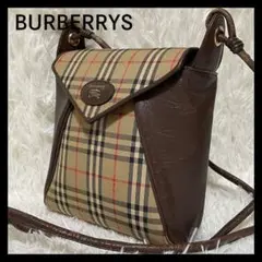 【新品未使用】BURBERRYポシェット BURBERRY】LL MINI ASHBY CHECK バケットショルダー (Burberry