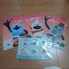 パペットスンスン キャラクタークリアファイル3枚セットブックマーカー