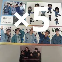 Aぇ! group D.N.A. ステッカーシール　5枚セット　おまけ付き