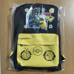 ポケモンデザイン ルカリオピカチュウリュック 黄色 黒