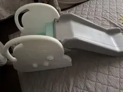 어린이 실내 슬라이드 화이트 그레이