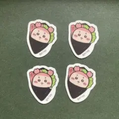 古本屋　カニちゃん　フレークシール4枚