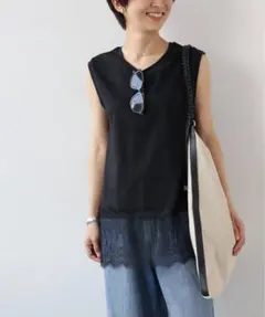JOURNAL STANDARD relumeレースヘムノースリーブのサムネイル