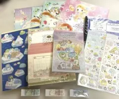 すみっコぐらしメモ帳、シール、消しゴムその他いろいろset
