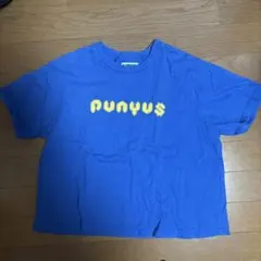 PUNYUS ロゴプリント 半袖Tシャツ 青のサムネイル