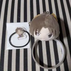 刀剣乱舞 へし切長谷部 長谷部 もちマス ぬいぐるみ わんぱく ヘアゴム