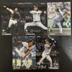 プロ野球チップス2023 第1弾　レギュラーカード　阪神タイガースまとめ売り