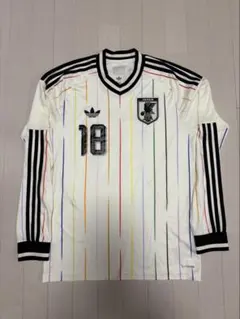 adidas サッカー日本代表 AYASE 18 長袖ユニフォーム - メルカリ