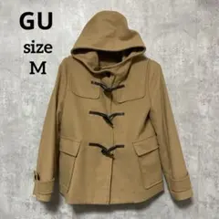 GU ジーユー　ダッフルコート/ショート丈　レディースM キャメル