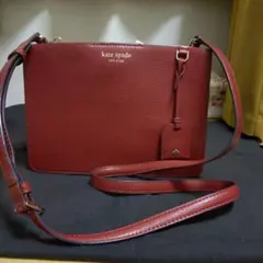 kate spade 茶褐色 ショルダーバッグ