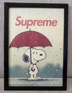 9 supreme アートポスター　額付き