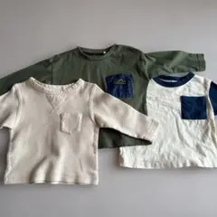 長袖カットソー 80サイズ 保育園着 3枚 まとめ売り