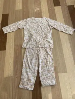 新品　日本製　フリースパジャマ上下セット　MーL　薄手　暖かい　ピンク