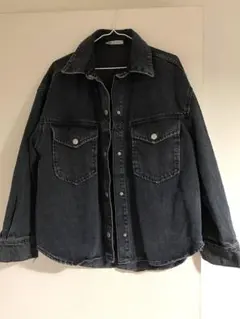 ZARA オーバーサイズ デニム シャツジャケット