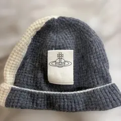 【最終値下げ】 Vivienne Westwood ワッフル ニット帽 ビーニーのサムネイル