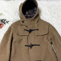 ロンドントラディション　ダッフルロングコート フード付きブラウン　サイズX34