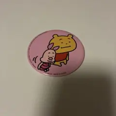 にしむらゆうじ くまのプーさん缶バッジ　プーさん×ピグレット