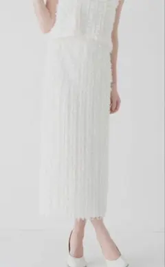 maison de Dolce. 】 plume skirt/white - メルカリ