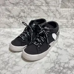 美品✨◆adidas ハイカット インヒール レディース 23 黒◆