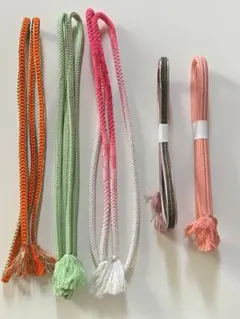 帯締め 5本セット 房付き