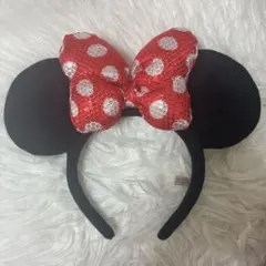 ミニーちゃん カチューシャ スパンコール ノーマル