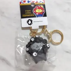 ポムポムプリン　サンリオ ミャクミャク なりきり キーホルダー ブラック