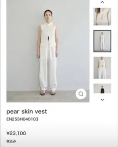 enof☆イナフ cotton 2way vest 黒 ベスト 美品 - メルカリ