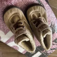 bubba B ベージュ ファー付きブーツ