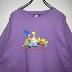 シンプソンズ　長袖Tシャツ　サイズ3L デカロゴ　キャラクター　アニメ　古着
