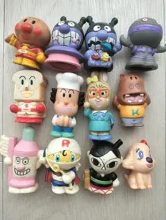 それいけ！アンパンマン　指人形　フィギュア　ソフビ