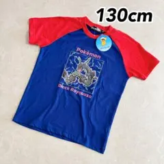 ポケモン Tシャツ ブラックレックウザ ネイビー 130cmのサムネイル