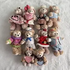 ダッフィー シェリーメイ ぬいぐるみ 10体セット　①