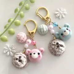 チョコマーブルアイス&クマちゃん♡