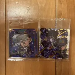 ジョジョの奇妙な冒険 シール ウエハース 空条承太郎JJR＆Rの２枚セット