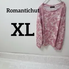 美品✨Romantichut 【 XL】　ピンク系　長袖Tシャツ 秋服