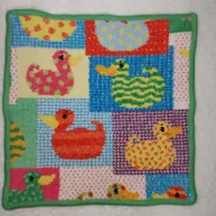 【FEILER】フェイラー ダッキーパッチプティ　タオルハンカチ　(美品)