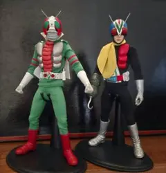 豪華美品】RAH 仮面ライダー旧1号（初版）、旧1号、旧2号、新1号、新2