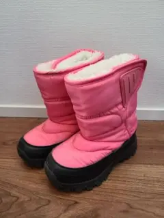 スノーブーツ　ブーツ　キッズ　子供用　ピンクショートブーツ　ピンク　女の子