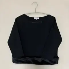 NATURAL BEAUTY BASIC ブラック七分袖トップス M