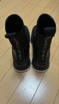 STELLA McCARTNEY ブラック サイドゴアブーツ　36