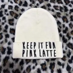 PINK-latte ニット帽