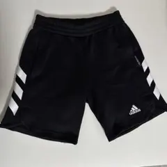 adidas ハーフパンツ 150cm 黒　短パン　アディダス