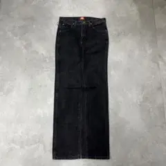 90s Wrangler メキシコ製 ブラックストレートデニム 36MWZ